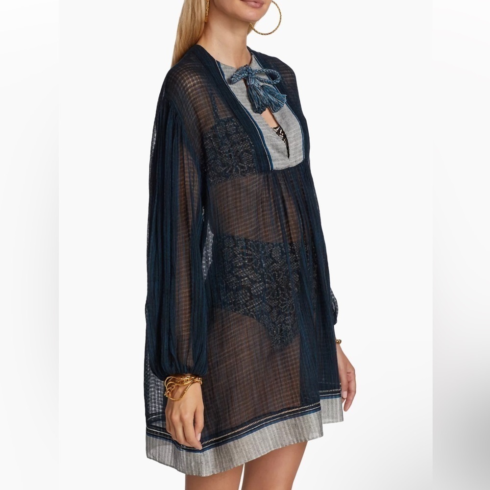 Ulla Johson Mandira Sheer Coverup Sundress ✨ - Picture 2 of 12